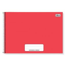 Caderno Espiral CD 80F Cartog Meia Pauta ...
