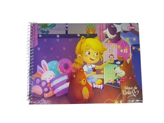 Caderno Espiral CD 80F Cartog/Des Turma B...