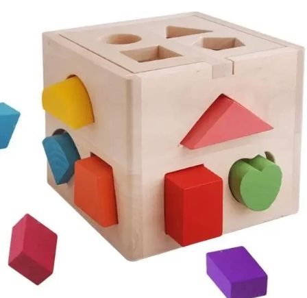 Cubo Encaixe Formas MDF Ref.336.40.99 Sort