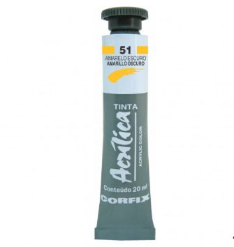 Tinta Acrílica 20ml Ref.800204-51 Amarelo...
