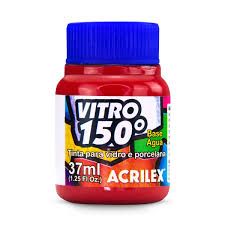 Tinta Vitro 150 37ml Ref.508 Vermelho Esc...